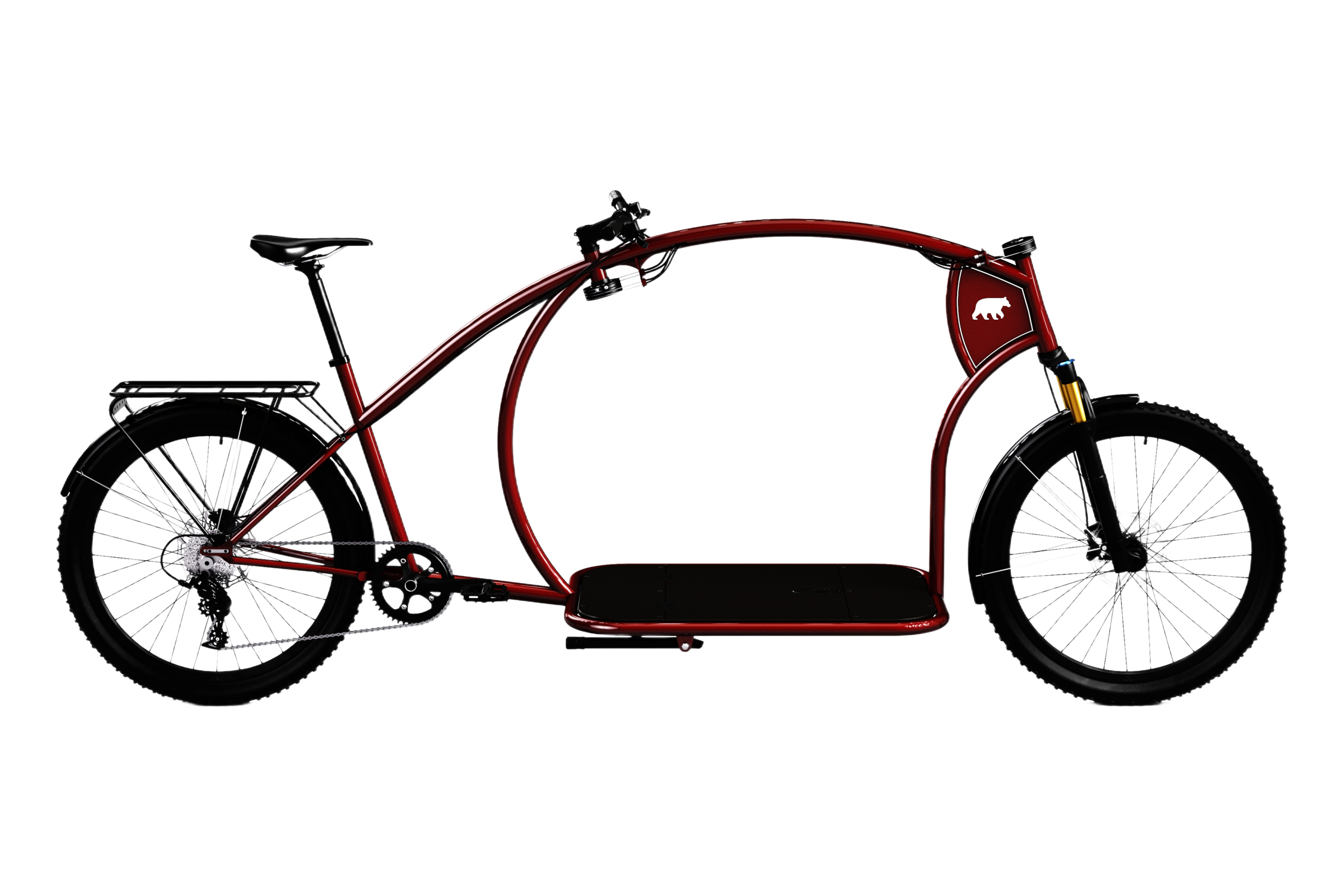 CAD-Rendering des BEAR ONE in der Seitenansicht